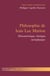 Philosophie de Jean-Luc Marion - Phénoménologie, théologie, métaphysique