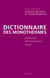 Dictionnaire des monothéismes