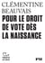 Tracts (N°59) - Pour le droit de vote dès la naissance