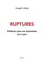 Ruptures - Plaidoyer pour une dynamique de la paix