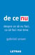 De Ce Nu