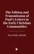 The Edition and Transmission of Paul’s Letters in the Early Christian Communities