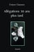 Allégations 30 ans plus tard