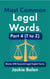 Most Common Legal Words, Part 4 (T to Z): Master 200 Essential Legal English Terms