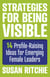 Strategies for Being Visible - 14 Profile-Raising Ideas for Emerging Female Leaders