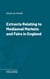 Extracts Relating to Mediaeval Markets and Fairs in England