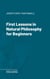 First Lessons in Natural Philosophy for Beginners