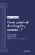Code général des impôts, annexe IV - Livre premier : Assiette et liquidation de l'impôt. - Première partie : Impôts d'État (droit français)