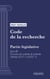 Code de la recherche - Partie législative - Livre II : L'exercice des activités de recherche (droit français)