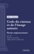 Code du cinéma et de l'image animée - Partie législative - Livre II : Professions et activités (droit français)