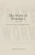 The Work of Worship I: Prayer - The Work of Worship, #1