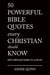 50 Powerful Bible Quotes Every Christian Should Know