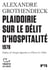 Tracts (N°75) - Plaidoirie sur le délit d'hospitalité
