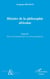 HISTOIRE DE LA PHILOSOPHIE (LIVRE IV) AFRICAINE ENTRE LA POS