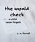 The Unpaid Check