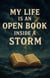 My Life Is a Open Book inside a Storm