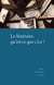Le littéraire, qu’est-ce que c’est ?