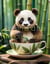 Ocean and the Teacup Panda