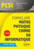 Formulaire : Mathématiques - Physique-Chimie - SII - Informatique - PCSI