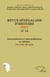Revue Sénégalaise d’Histoire (RSH) N° 14 - Intermédiaires et intermédiations  en Afrique Fin XVIIIe-XXIe siècles