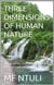 THREE DIMENSIONS OF HUMAN NATURE