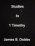 Studies In 1 Timothy
