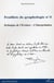 Feuillets de graphologie n°4 - Technique de l'Ecriture L'Interprétation - L'Interprétation