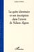 LA QUÊTE IDENTITAIRE ET SON INSCRIPTION DANS L'?UVRE DE NELSON ALGREN