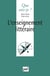L'enseignement littéraire - « Que sais-je ? » n° 3749