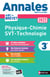 Annales ABC du Brevet 2022 - Physique-Chimie - SVT - Technologie 3e - Sujets et corrigés + fiches de révisions