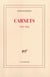 Carnets (1921-1944)