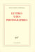Lettres à des photographies