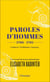 Paroles d'hommes