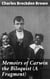 Memoirs of Carwin the Biloquist (A Fragment)