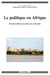 Le politique en Afrique - état des débats et pistes de recherche