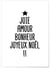Affiche Joyeux Noël | A3 : 29,7x42cm