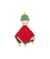Kit Ricorumi Baby Blankies – Lutin de Noël - Couverture doudou à crocheter – Édition spéciale Fêtes Rouge