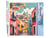 Peinture par Numéro Figured'Art - Ruelle méditerranéenne colorée - Kit de Loisir Créatif DIY Numéro d'Art Complet - 40x50cm sans châssis en bois