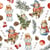 4 serviettes en papier découpage collage 33 cm JEUX DES ENFANTS A NOEL N 607