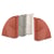 Pack de 4 porte-revues TerraNova Terracotta Beige - CEP