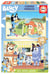 Puzzles 2 X 50 pcs Bluey en bois - Educa Borras - Bleu