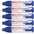 Lot de 5 marqueurs peinture acrylique pointe biseautée 5-10 mm - EDDING - Bleu nuit