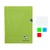 Lot de 3 cahiers - 24x32(cm) - Grands carreaux - 48 pages - couverture en polypro - sans spirale - Clairefontaine - Mimesys