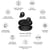 Ecouteurs sans fil Bluetooth 5 - Realme Buds Q avec reduction de bruit - Noir