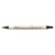 Crayon calligraphie, noir, 2+5 mm, 1 pce