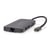 Nedis Hub USB 7-en-1 vers RJ45 / 3USB-A / Micro SD / HDMI 4K 5Gbps 0.2m Noir