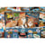 Puzzle 3 petits chatons tigres dans une valise 200 pieces - collection animaux - educa - 18065