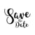 Tampon "Save the Date", 6x7cm