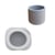 Moule en silicone pot de fleurs Ø 10cm - Rond