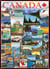 Puzzle 1000 pièces - Travel Canada Classiquetage Posters - Eurographics